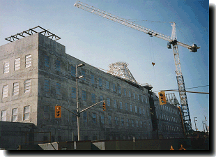 The American Embassy under construction in Ottawa.