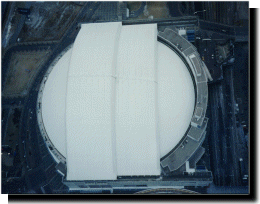 The top of Toronto's Sky Dome.