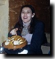 Waitress in the Moroccan restaurant