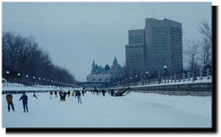 Rideau Canal in late January.